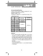 Предварительный просмотр 19 страницы UNI-T UT601 Operating Manual