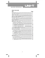 UNI-T UT602 Operating Manual preview