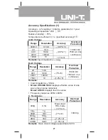 Preview for 27 page of UNI-T UT60B Operating Manual