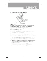 Preview for 33 page of UNI-T UT60B Operating Manual