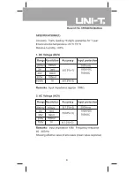 Preview for 9 page of UNI-T UT70A Operating Manual