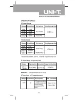 Preview for 11 page of UNI-T UT70A Operating Manual