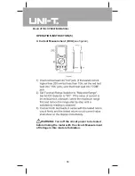 Preview for 18 page of UNI-T UT70A Operating Manual