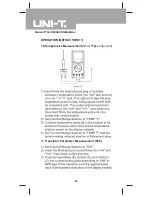 Preview for 24 page of UNI-T UT70A Operating Manual