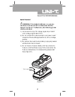 Preview for 27 page of UNI-T UT70A Operating Manual