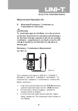 Preview for 19 page of UNI-T UT70D Operating Manual