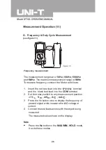 Preview for 26 page of UNI-T UT70D Operating Manual