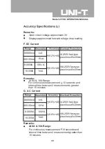 Preview for 39 page of UNI-T UT70D Operating Manual