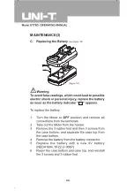 Preview for 44 page of UNI-T UT70D Operating Manual