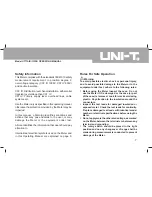 Preview for 10 page of UNI-T UT71A Operating Manual