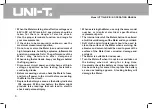 Preview for 3 page of UNI-T UT71B Operating Manual