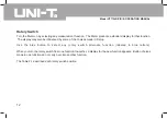 Preview for 7 page of UNI-T UT71B Operating Manual