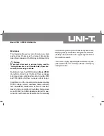 Preview for 5 page of UNI-T UT803 Operating Manual