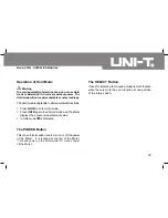 Preview for 35 page of UNI-T UT803 Operating Manual