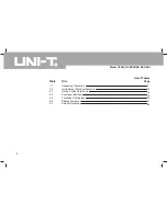 Preview for 6 page of UNI-T UT804 Operating Manual