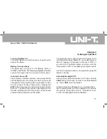 Preview for 13 page of UNI-T UT804 Operating Manual