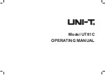 Preview for 2 page of UNI-T UT81 Series Operating Manual