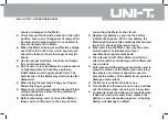 Preview for 11 page of UNI-T UT81 Series Operating Manual