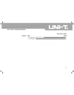 Preview for 4 page of UNI-T UT81B Operating Manual