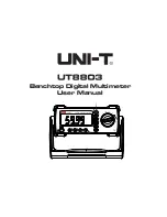 Preview for 1 page of UNI-T UT8803 User Manual