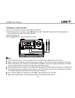 Preview for 12 page of UNI-T UT8803 User Manual