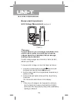 Preview for 14 page of UNI-T UT90A Operating Manual