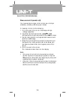 Preview for 18 page of UNI-T UT90A Operating Manual