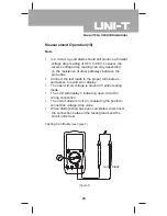 Preview for 23 page of UNI-T UT90A Operating Manual