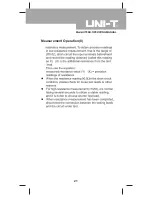 Preview for 21 page of UNI-T UT90B Operating Manual