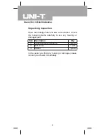 Предварительный просмотр 4 страницы UNI-T UT90C Operating Manual