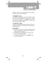 Preview for 27 page of UNI-T UT90C Operating Manual