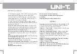 Preview for 4 page of UNI-T UTD1000 Series Operating Manual