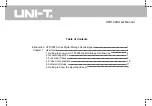 Preview for 5 page of UNI-T UTD1000 Series Operating Manual