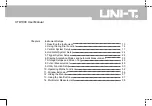 Preview for 6 page of UNI-T UTD1000 Series Operating Manual