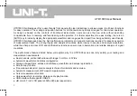 Preview for 9 page of UNI-T UTD1000 Series Operating Manual