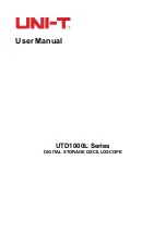 Preview for 1 page of UNI-T UTD1000L Series User Manual