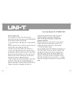 Preview for 17 page of UNI-T UTD2025C Operating Manual