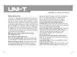 UNI-T UTD4000 Series User Manual preview