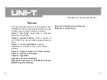 Preview for 3 page of UNI-T UTD4000 Series User Manual