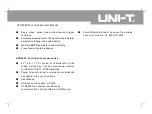 Preview for 6 page of UNI-T UTD4000 Series User Manual