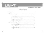 Preview for 7 page of UNI-T UTD4000 Series User Manual