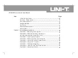 Preview for 8 page of UNI-T UTD4000 Series User Manual