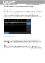 Preview for 22 page of UNI-T UTG1000A Series User Manual