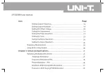 Preview for 4 page of UNI-T UTG2025A Operating Manual