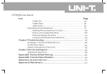 Preview for 6 page of UNI-T UTG2025A Operating Manual