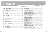 Preview for 4 page of UNI-T UTG9000C-II Series User Manual