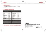 Preview for 13 page of UNI-T UTi165A+ User Manual