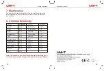 Preview for 12 page of UNI-T UTi220B User Manual