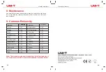 Preview for 13 page of UNI-T UTi220K User Manual