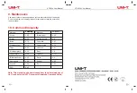 Preview for 11 page of UNI-T UTi85H+ User Manual